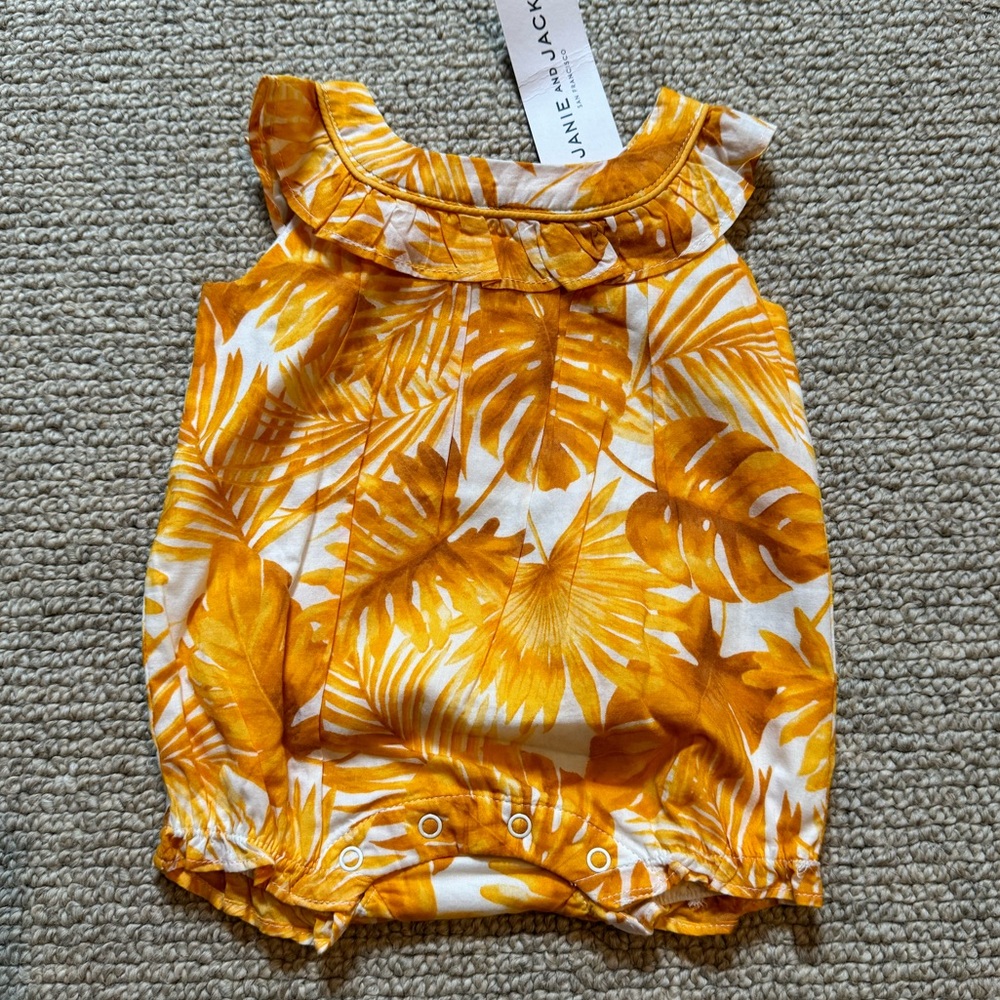 Janie and Jack tropical onesie